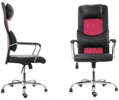 Компьютерное кресло Unic черное / фиолетовое