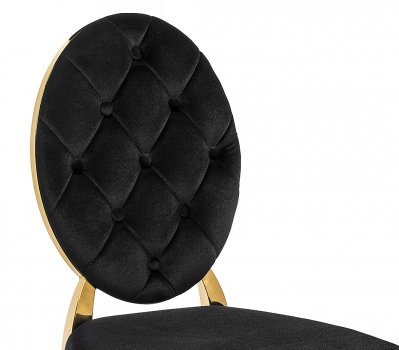 Стул Odda черный / золотой